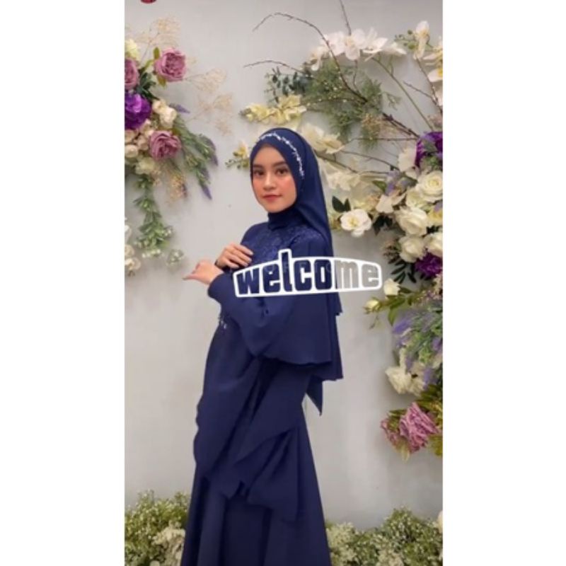 dreess pengantin/dress kondangan/dress muslim/gaun kondangan gaun lamaran gaun pengantin /gaun broka