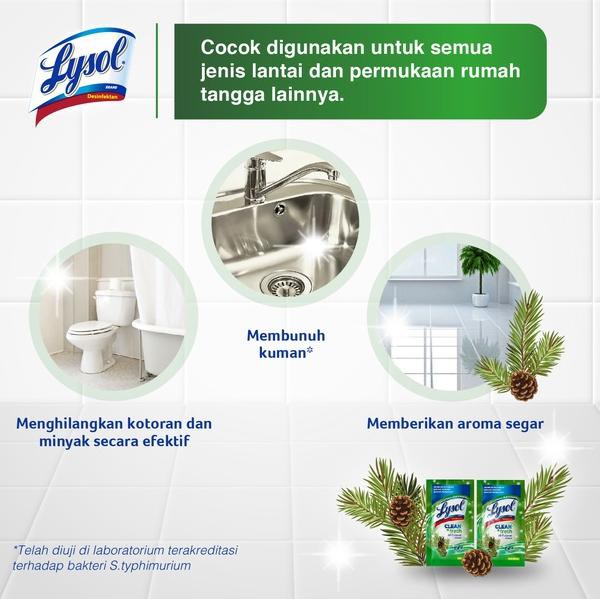 NPD Lysol All Purpose Cleaner Pine 30ml x6 EK7 (Kirim Langsung)