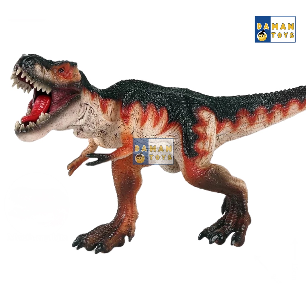 Jurassic World Dominion Giganotosaurus VS Tyrannosaurus Mainan Dinosaurus Figure Dino Pajangan Koleksi