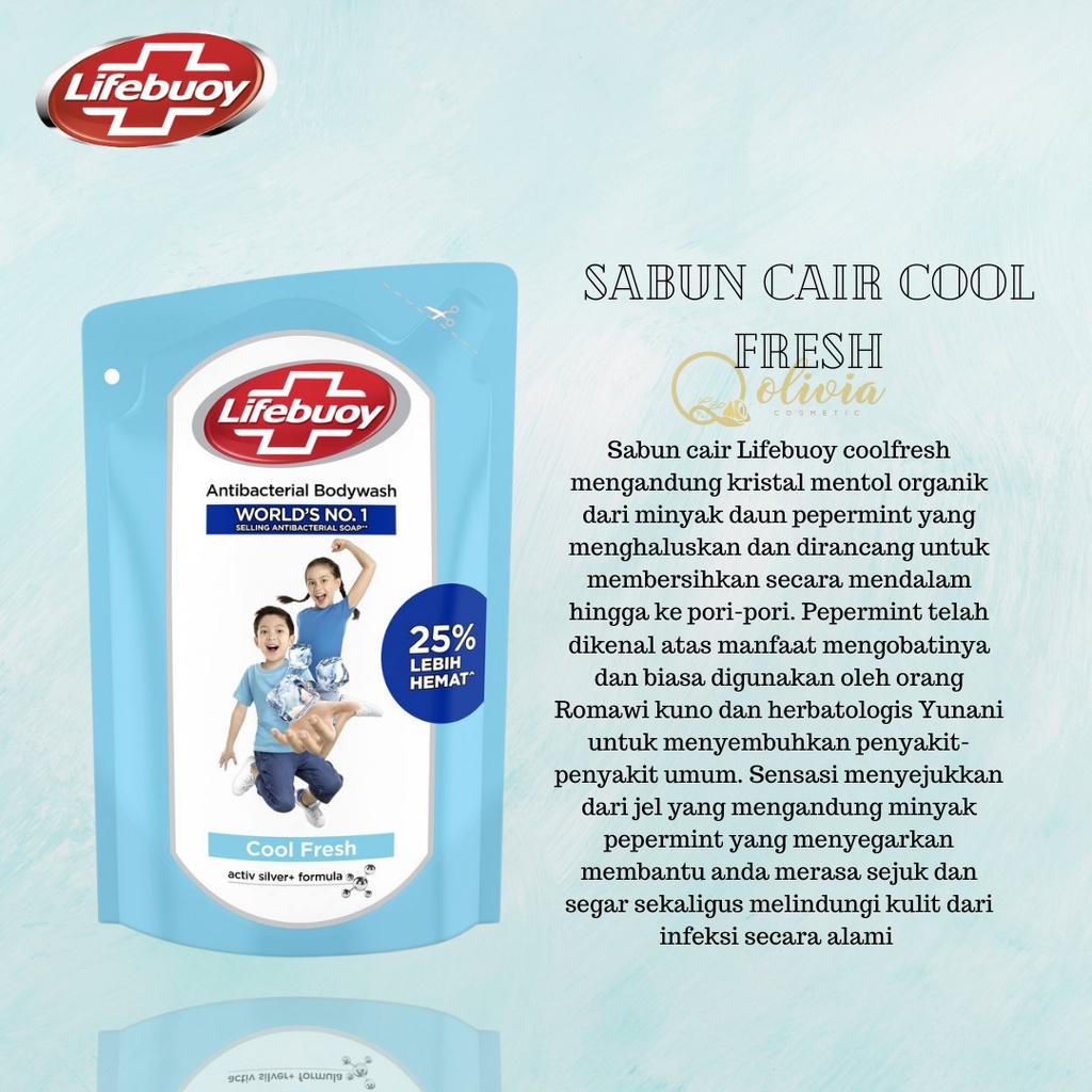 LIFEBUOY SABUN CAIR REFFIL COOL FRESH 450ML