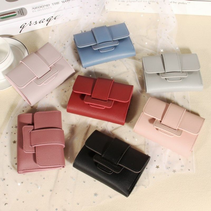 Dompet Lipat Wanita/Dompet Cantik/Bahan Sintetis Best Seller