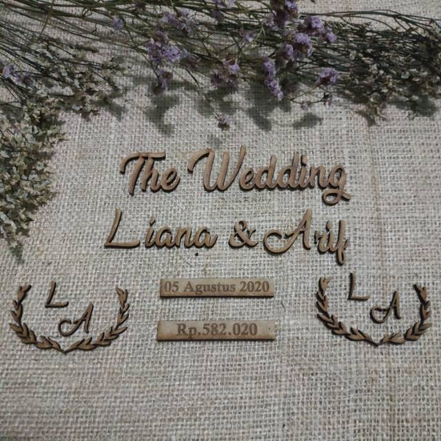 Dekorasi Mahar Pernikahan Satu Set Premium