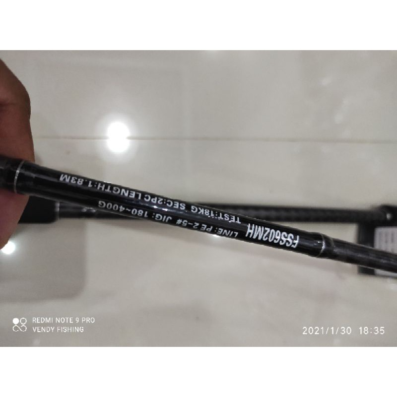 joran jiging orca black panther FSS602MH