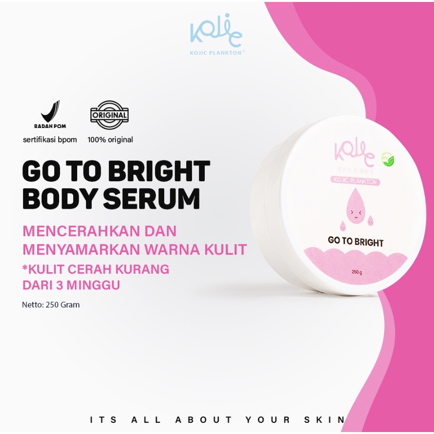 Kojic Plankton Body Serum Go to Bright