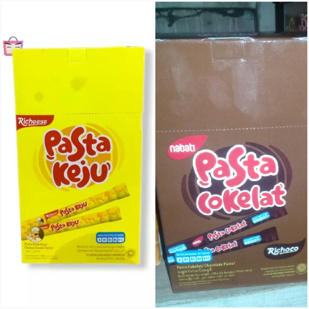 

PASTA 1 BOX ANEKA RASA COKLAT DAN KEJU