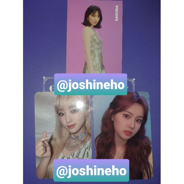 Photocard Sakura Hyewon Yena IZ*ONE
