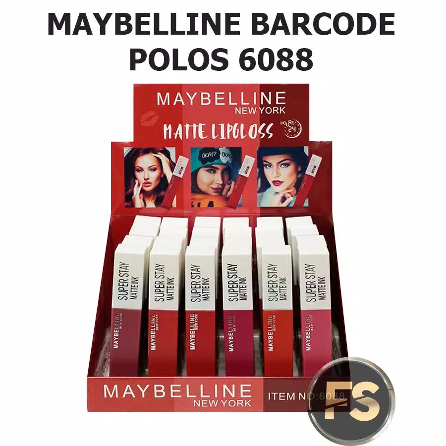 Lipcream Maybelline Matte Ink / 1 Box Lipstik Maybelline Isi 24pcs