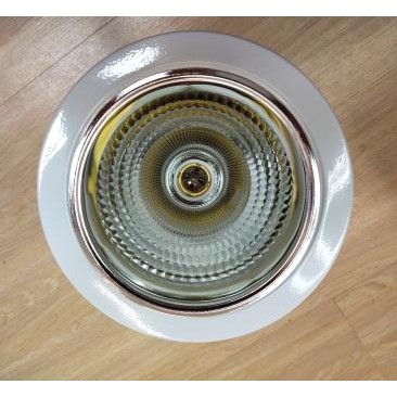 Downlight kaki 3 reflektor sarang tawon fitting E27 (lampu ulir)