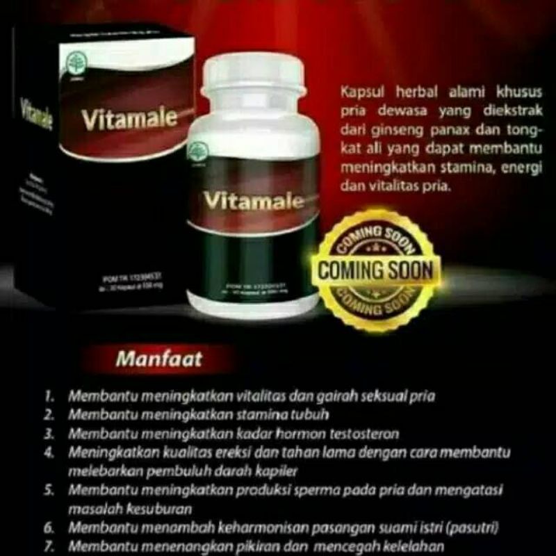 Vitamele balai pom hwi h terlaris buat stamina pria