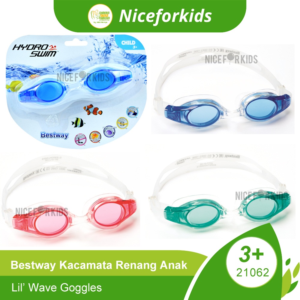 Bestway 21002 / 21045 / 21062 Kacamata Renang Anak Usia 3+