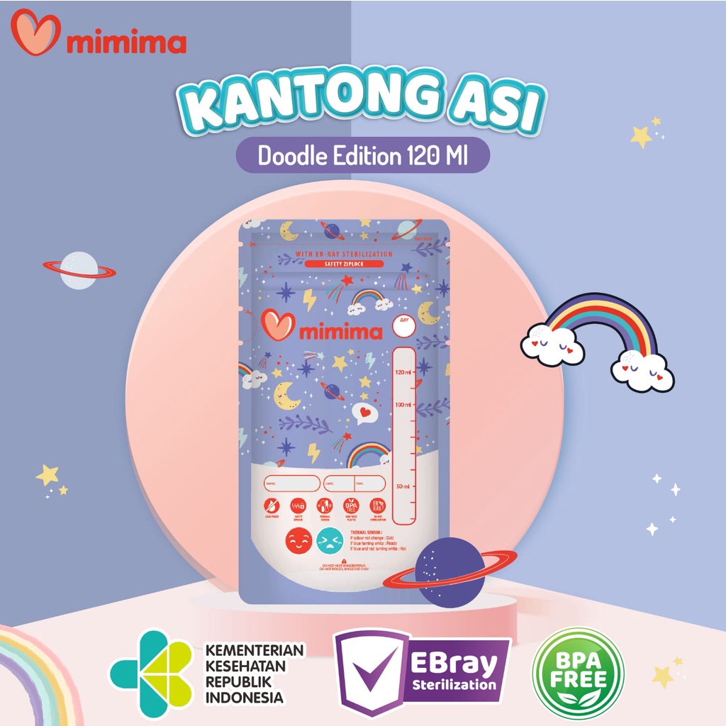 MIMIMA KANTONG ASI 120ML ISI 30 / KANTONG ASI