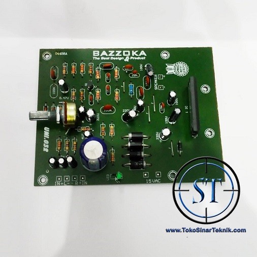 Kit Active Subwoofer Bazooka + Dc 12V Power Amplifier IC LA 4508