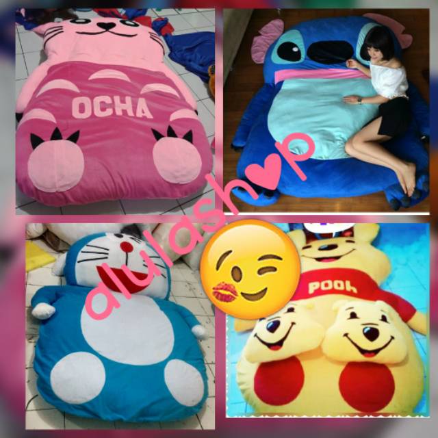 matras karakter selimut / matras boneka / kasur boneka /matras jumbo bisa request/ bisa untuk dewasa