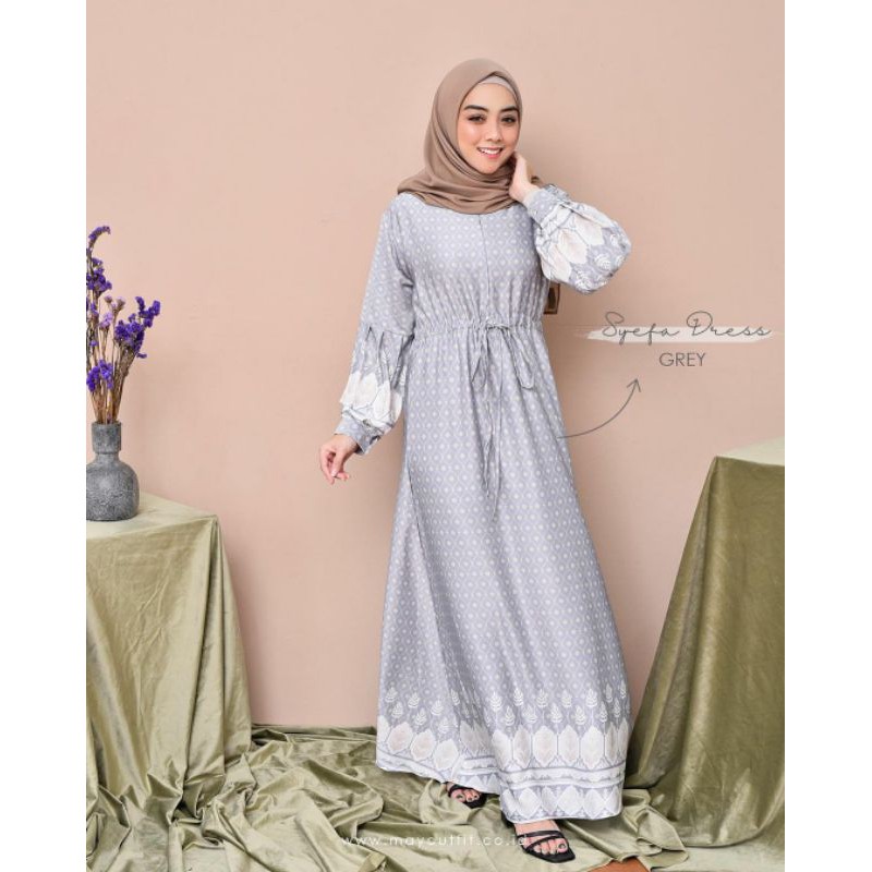 Syefa Dress By Mayoutfit - Grey
