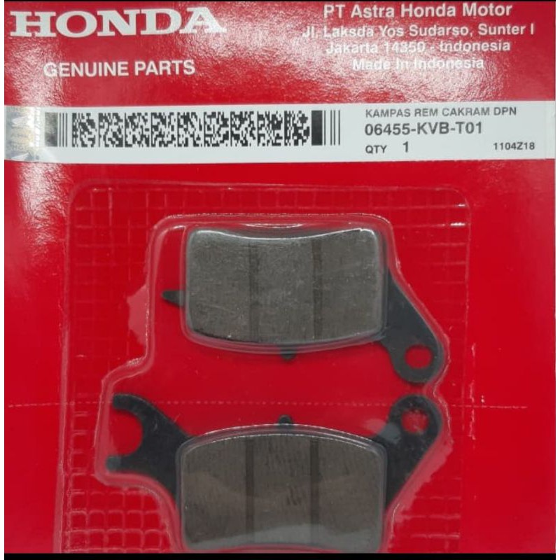 DiSCPAD REM DEPAN BEAT KAMPAS REM DEPAN BEAT