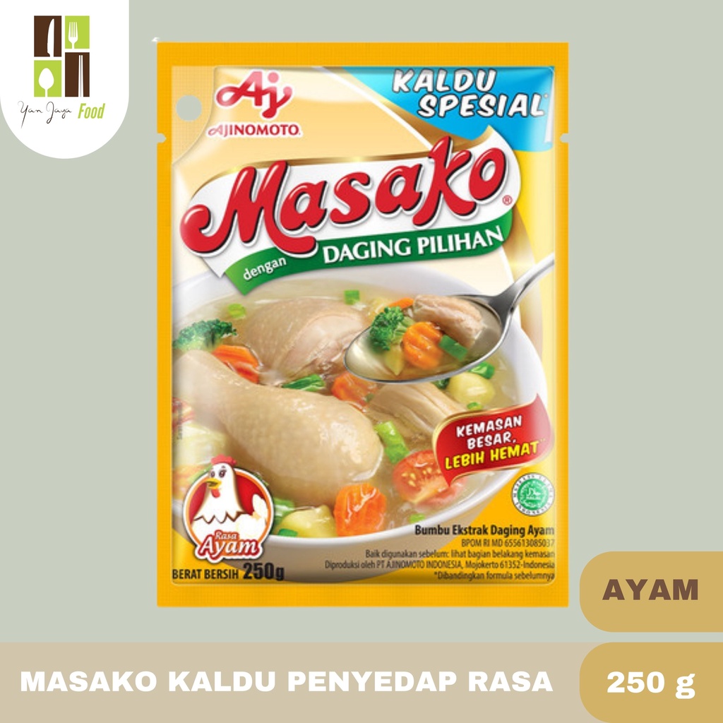 Masako Kaldu Penyedap Rasa Ayam / Rasa Sapi MSG [100g/250g]