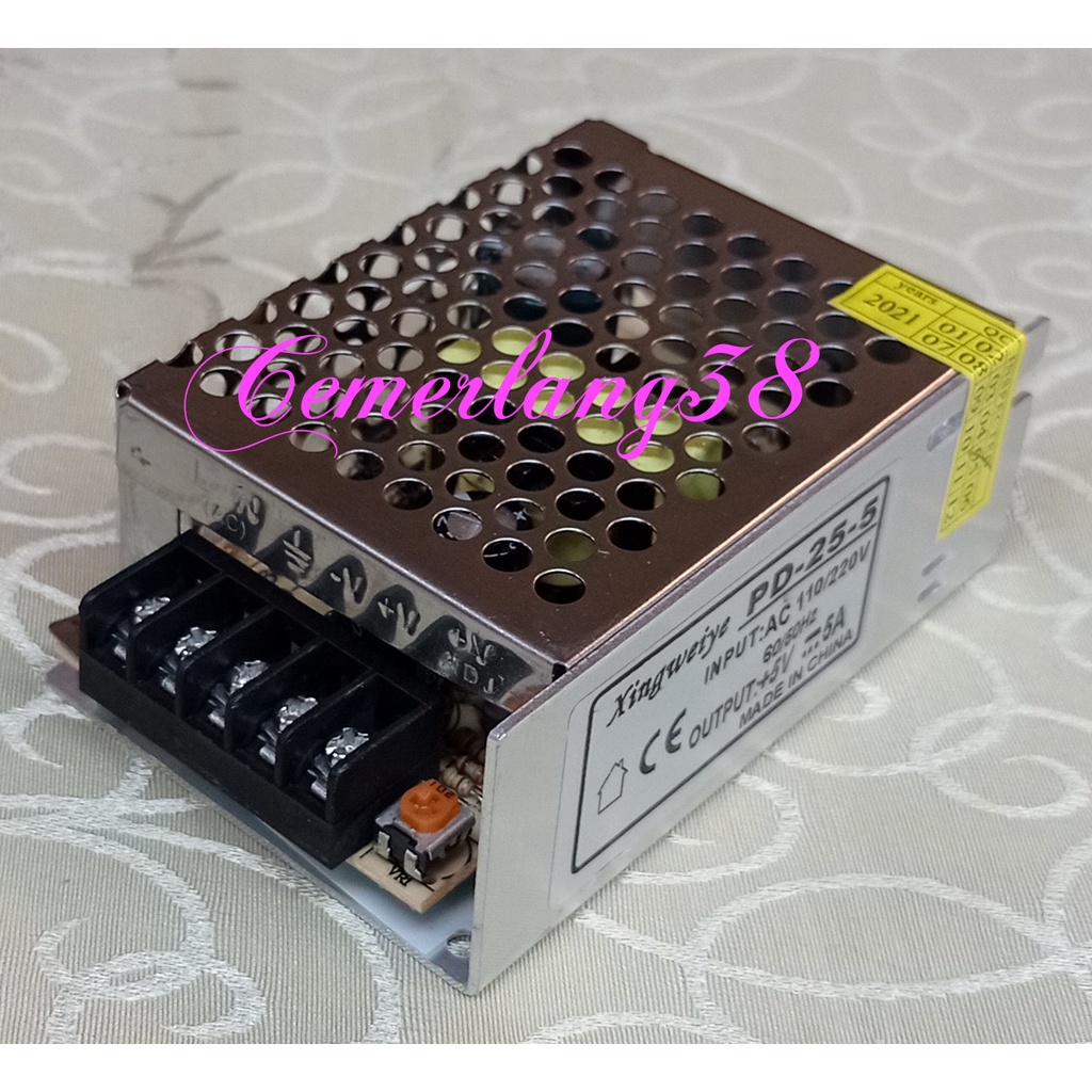 Switching Power Supply 5V 5A BK Transform DC5 V 5 A Charger AC ke DC 5 Volt 5 Amper