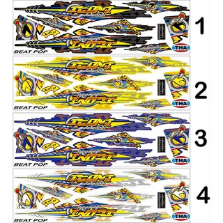 BEAT POP VARIASI STICKER STRIPING THAILAND Shopee Indonesia BEAT POP VARIASI STICKER STRIPING THAILAND Shopee Indonesia