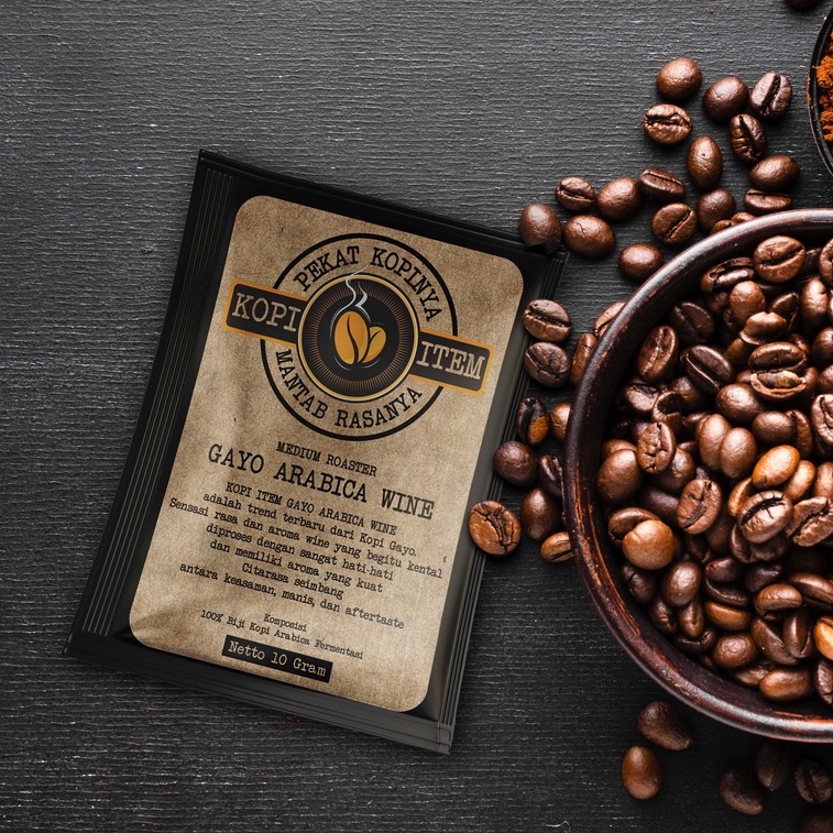 

(KOPI ITEM) ARABICA GAYO WINE TAKENGON DRIP BAG