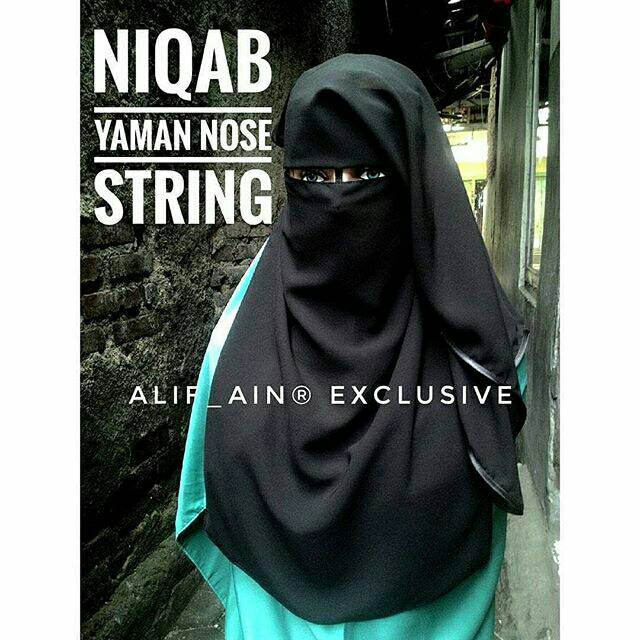 Alif Ain Cadar / Niqab Yaman Nose String
