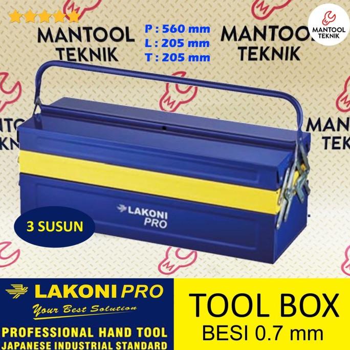 TOOL BOX BESI Tempat Perkakas 3 SUSUN LAKONI PRO LAKONIPRO ---Termurah---