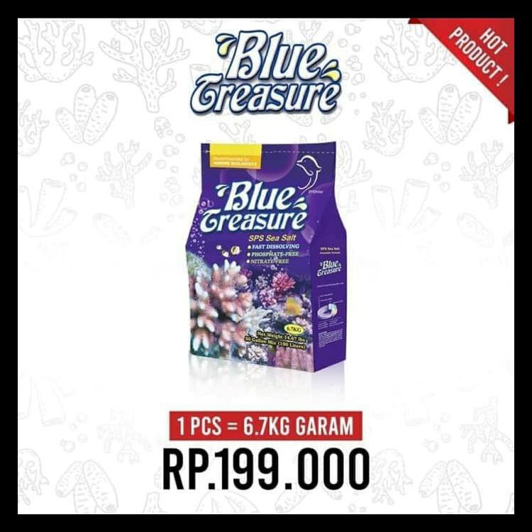 

BIG SALE!! Blue Treasure SPS salt 6.7Kg ASW Salt Mix Garam Laut Sintetis