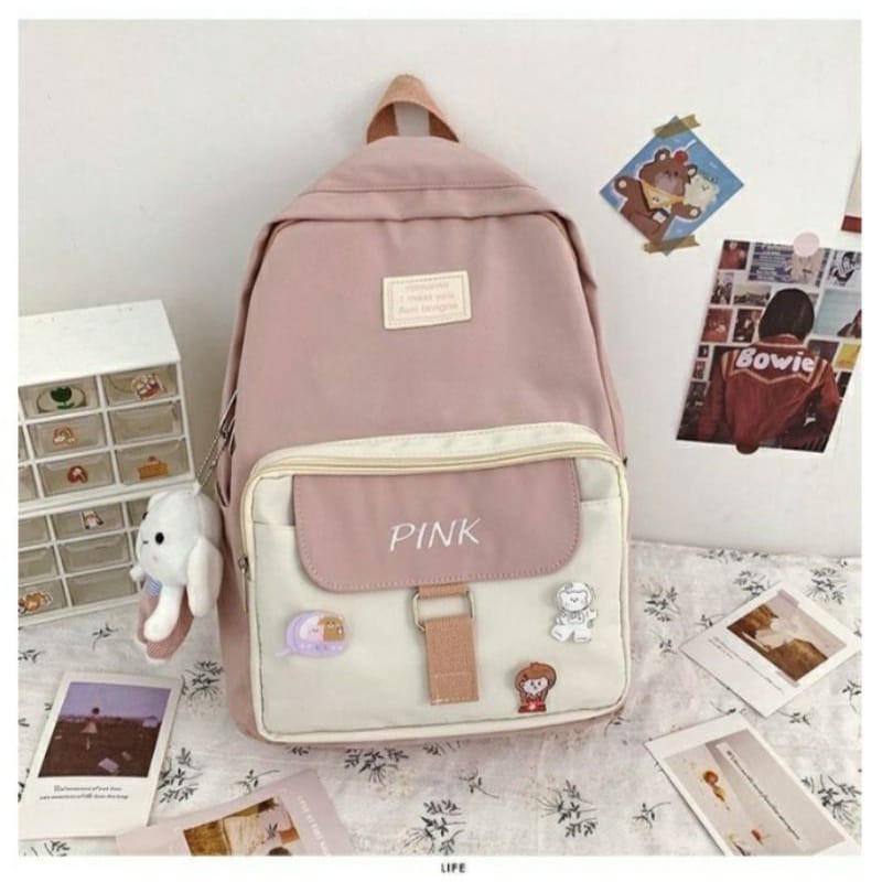 ARMELIA SHOP - TAS RANSEL TAS SEKOLAH BACKPACK ANAK REMAJA CATUR