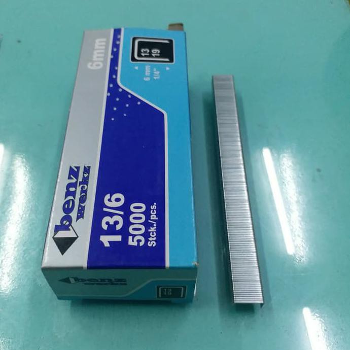 

Produk Unggulan] Isi / Mata / Staples / Stapler /Tembak Jok Isi 5000 Pcs Benz - 6 Mm 5000 Pcs