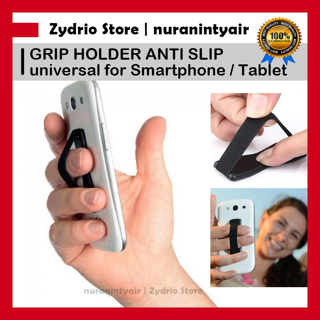 Sling Grip Holder / Iring Karet Rubber Android iPhone Jari Anti Slip