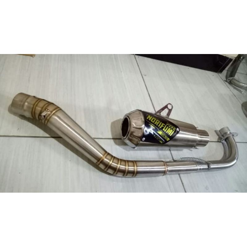 Knalpot rep Norifumi trail tril bebek gtx jupiter vega karisma supra honda win dan lain lain