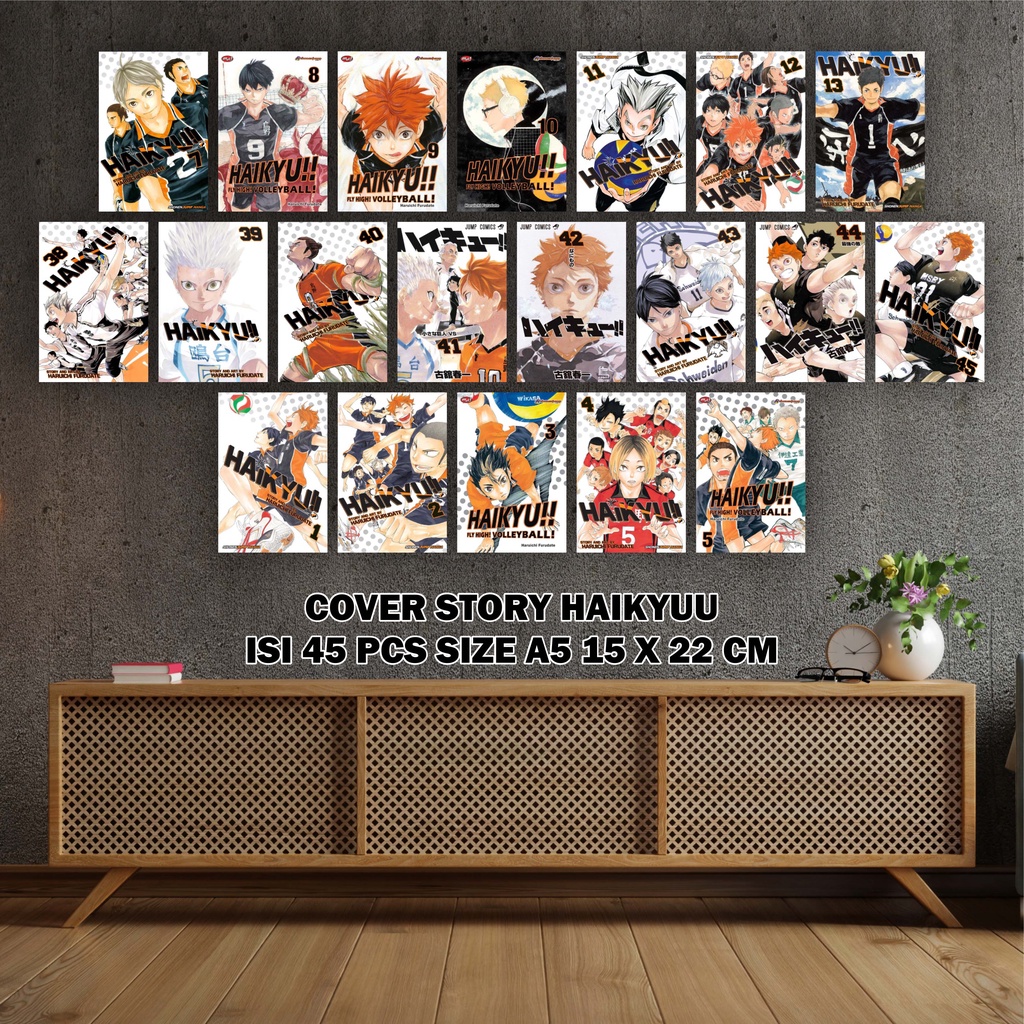 Poster Haikyu Cover Story 45PCS