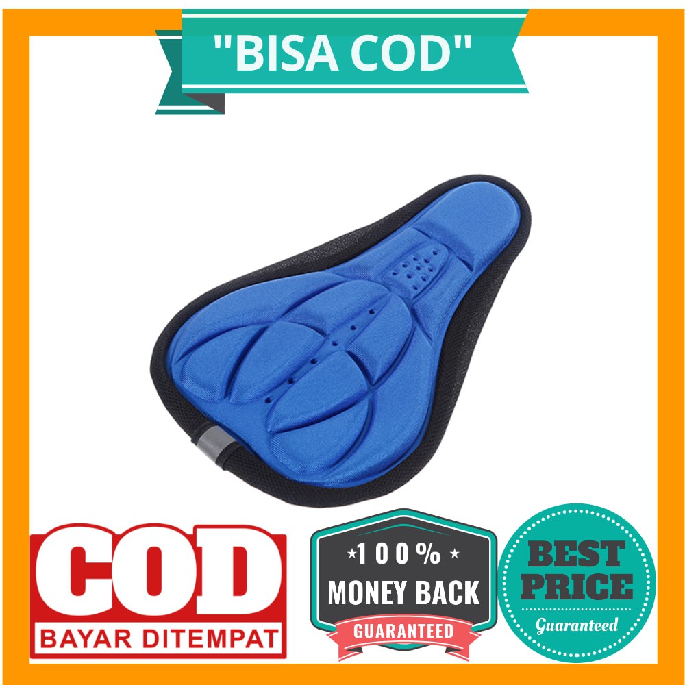 BISA COD r-Tree Jok Sadel Sepeda Sporty Silicone &amp; Sponge - HM847 - Blue