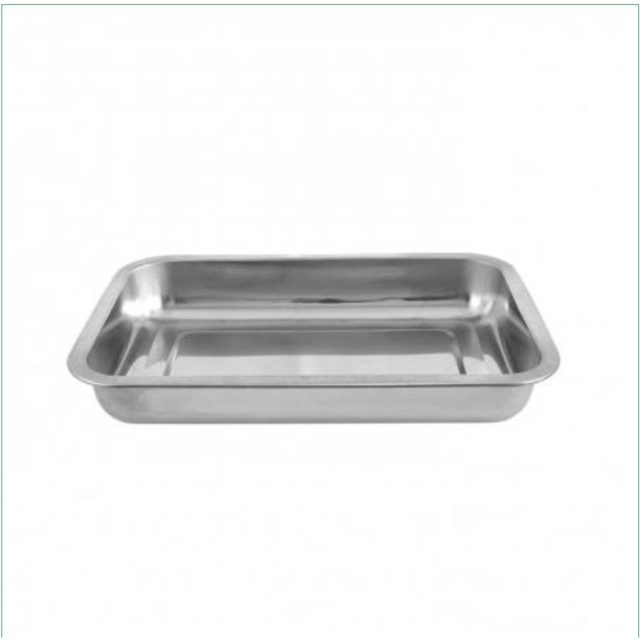 Nampan Stainless Anti Karat U: 22X32 Brand Komodo / Baki / Prasmanan