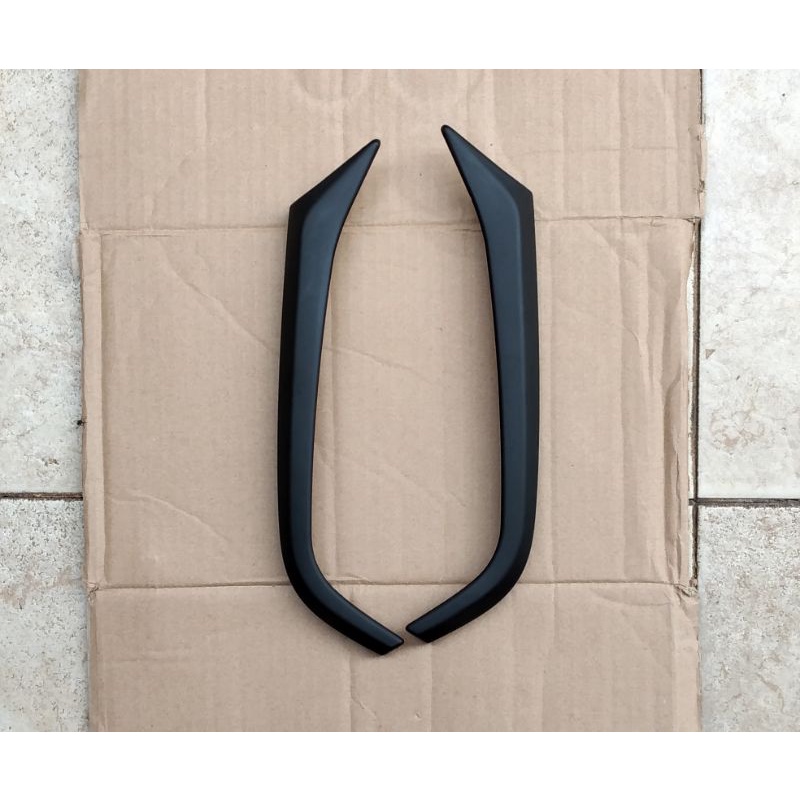 LIST BEMPER AVANZA 2019 UP HITAM DOFF ORIGINAL