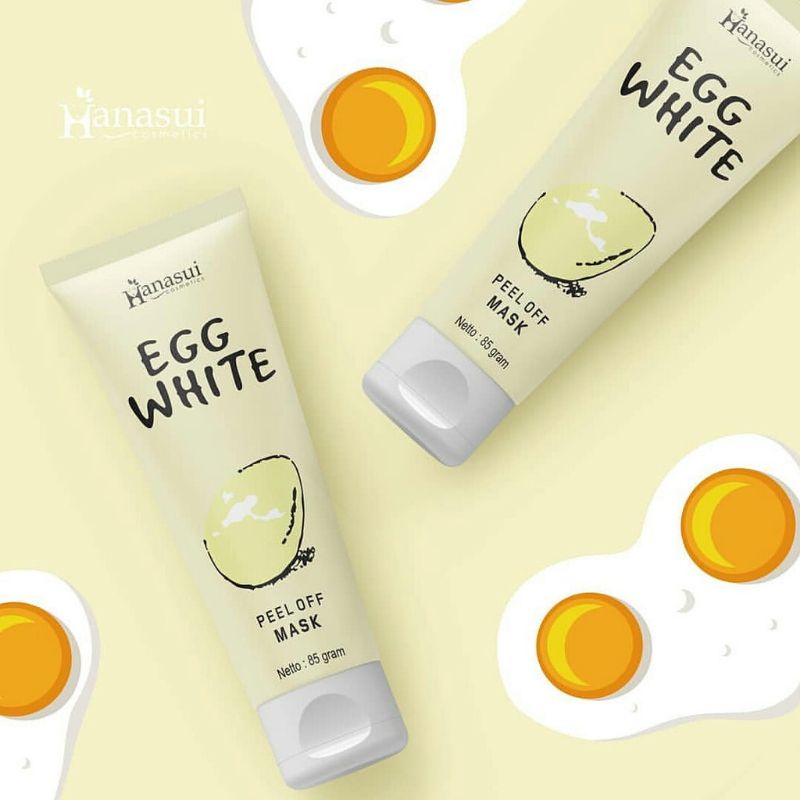 Hanasui Egg White Peel Off Mask Netto 80gr