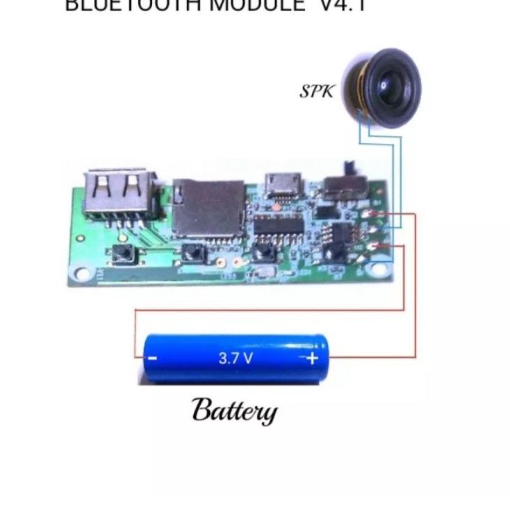 Garansi Hemat kit modul speaker bluetooth+mp3+ fm radio/pcb drive speaker bkuetooth