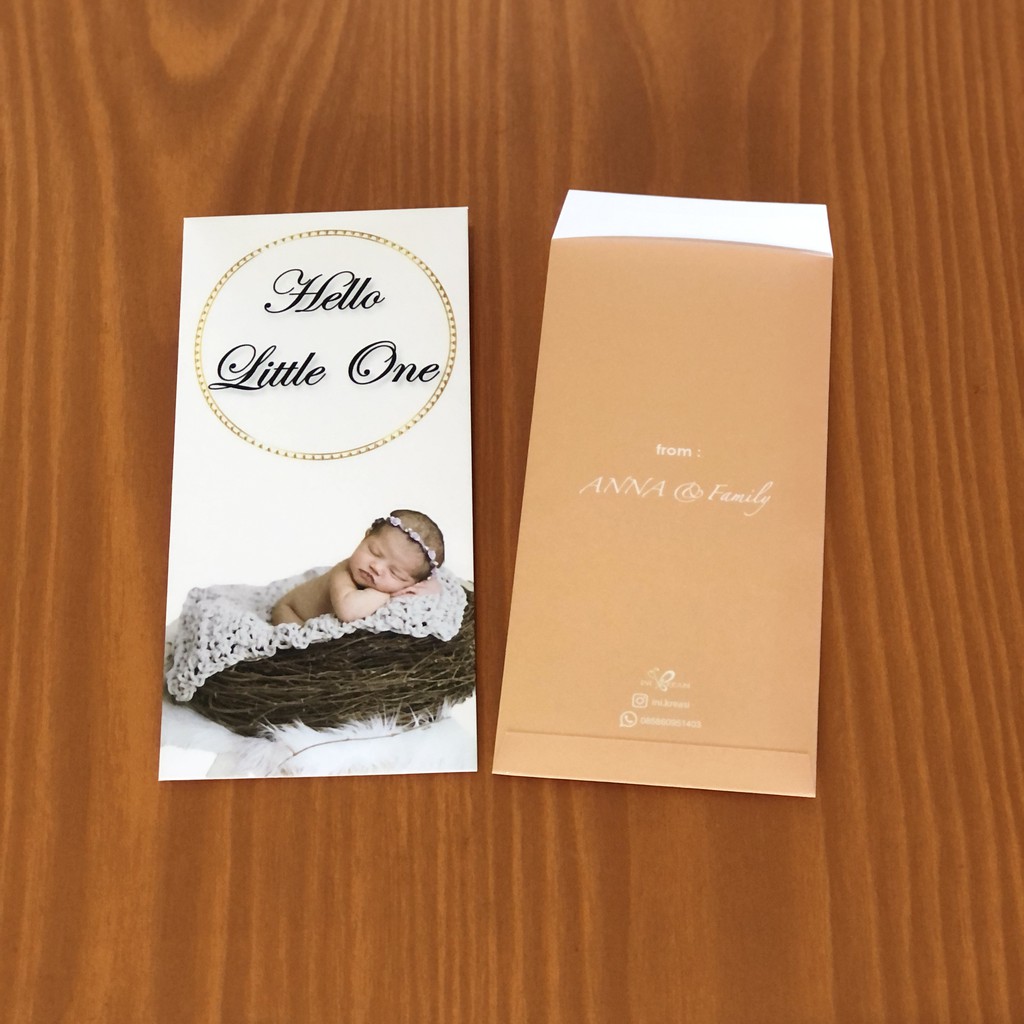 

AMPLOP ANGPAO LAHIRAN / BIRTH MODEL PANJANG