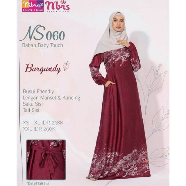 Gamis Nibras Syari NS 060