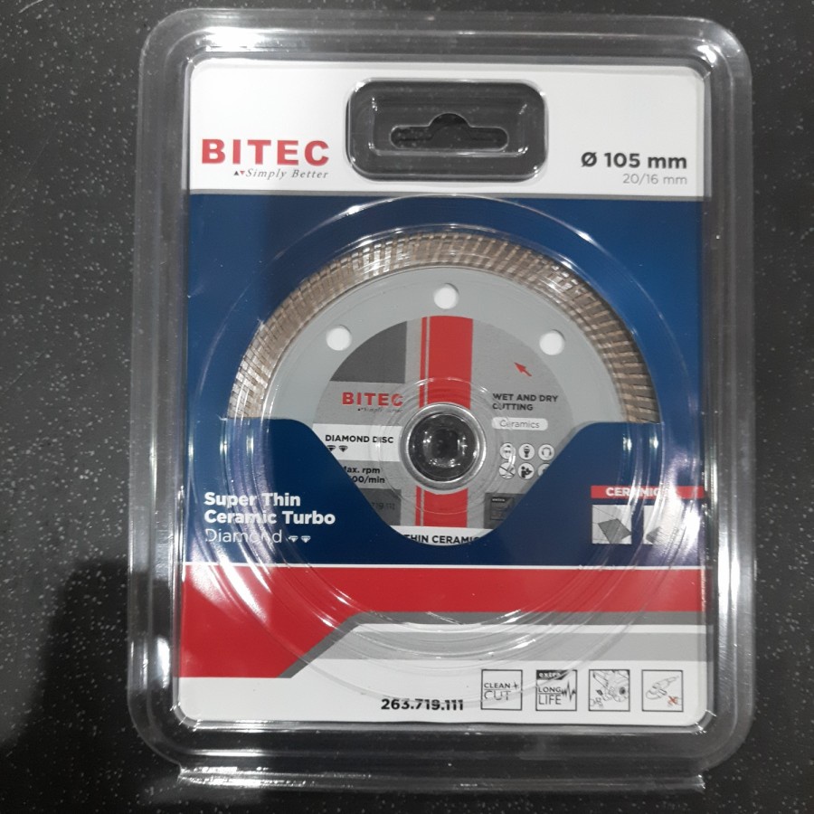 pisau potong Diamond wheel keramik granit turbo BITEC