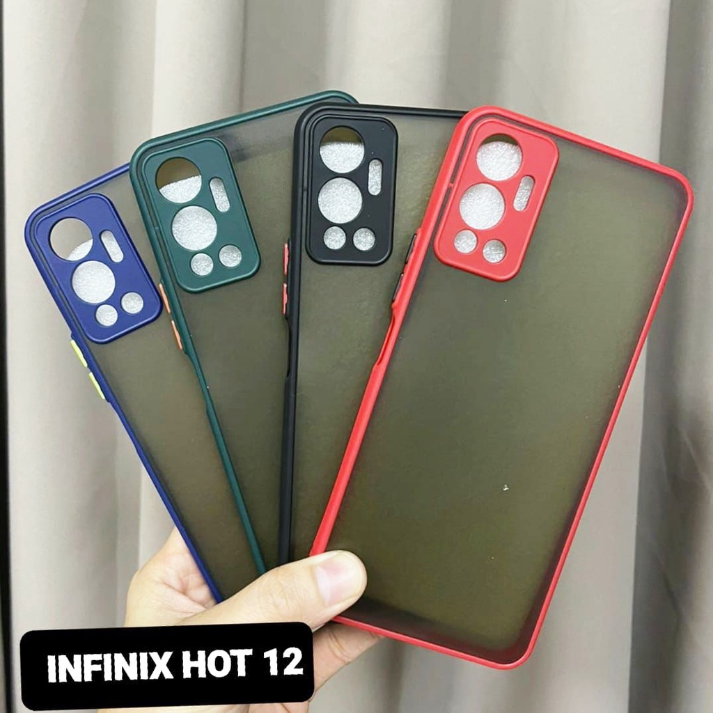 SOFTCASE INFINIX HOT 12 - CASE MATTE FULL COLOUR MY CHOICE BUMPER CASE PELINDUNG KAMERA