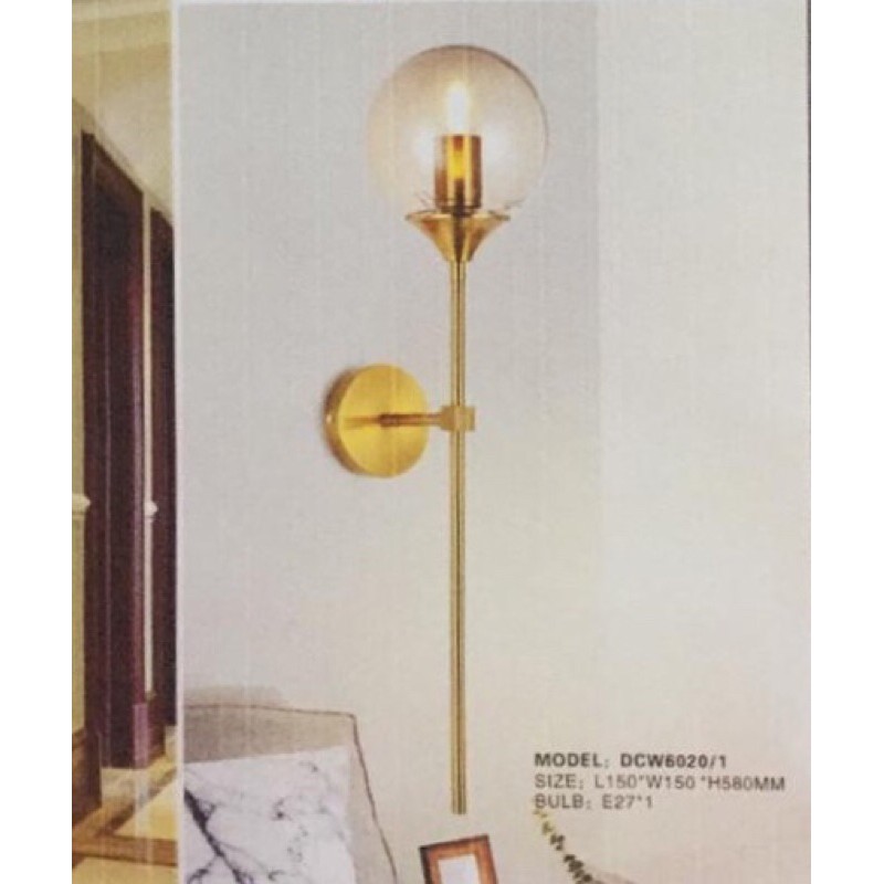 LAMPU DINDING HIAS MINIMALIS RUANG TAMU 1 LAMPU ELEGANT