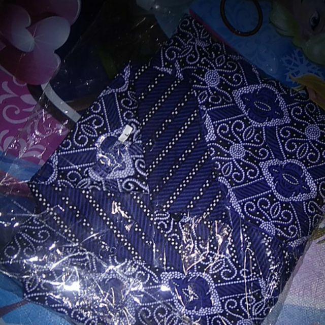 Hot Item Kemeja Hem Batik Pria Pekalongan Terfavorit Lengan Pendek Size M L Xl