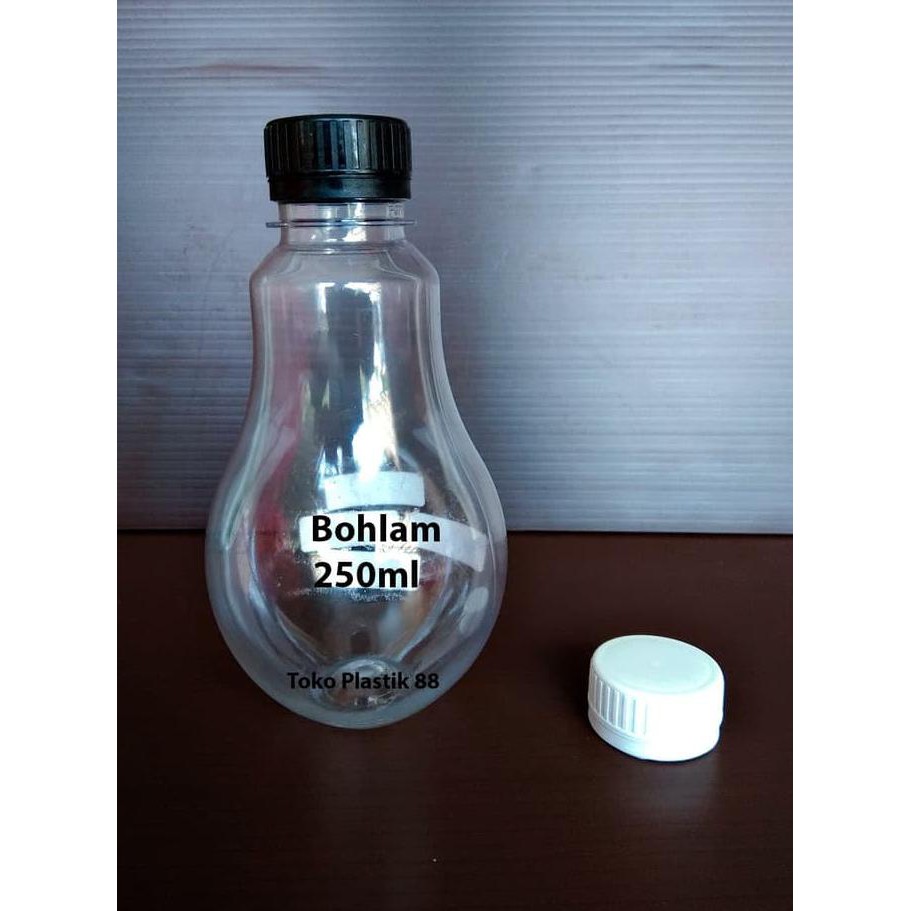 Botol Plastik Juice Bohlam 250Ml Pet