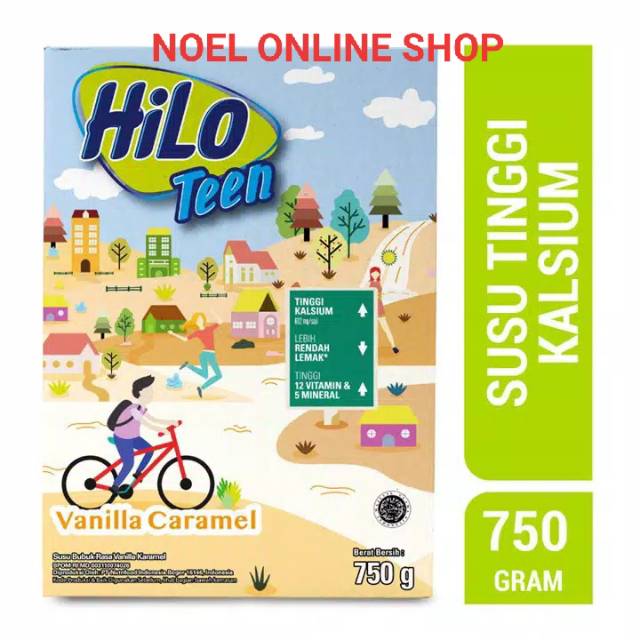 Hilo Teen Rasa Vanila Caramel 750gr 750 gram