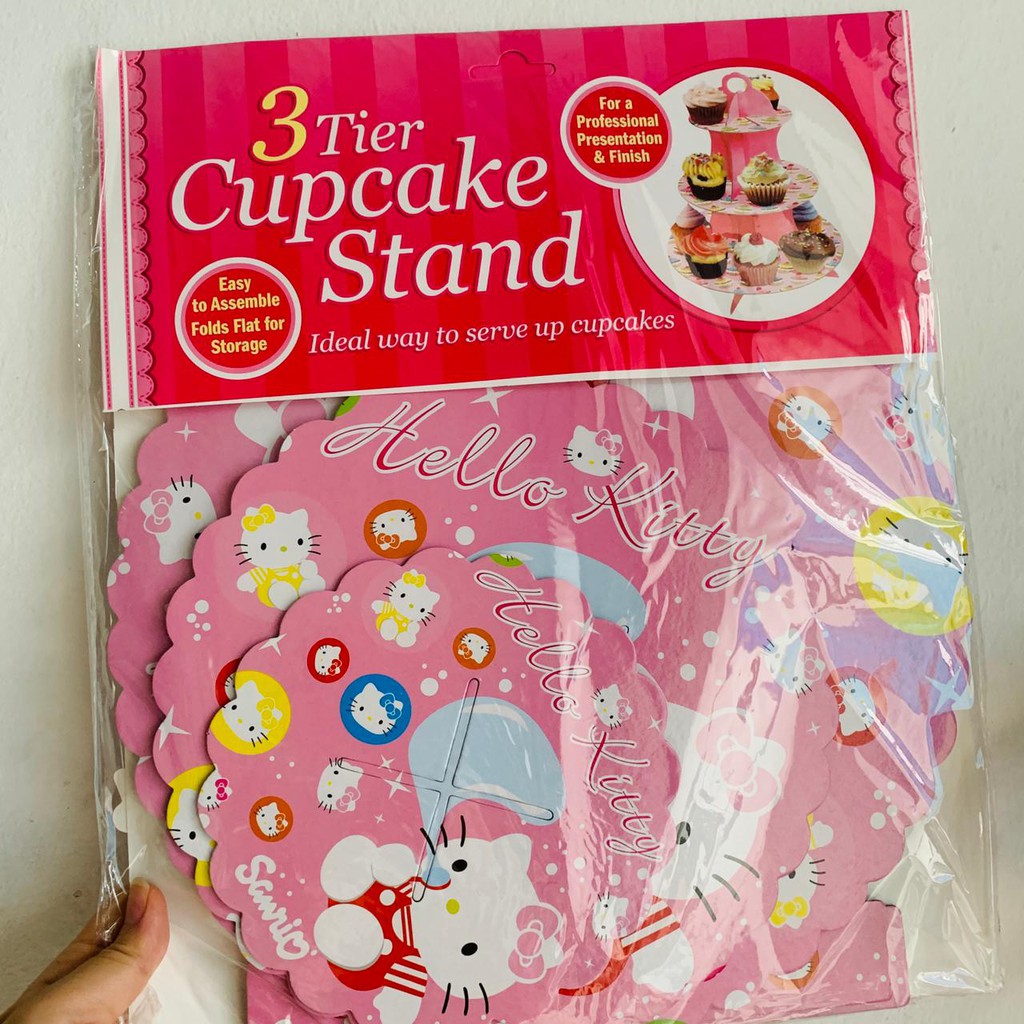Tier 3 Susun Cupcake Bermotif Karakter / Tier Kue Cupcake