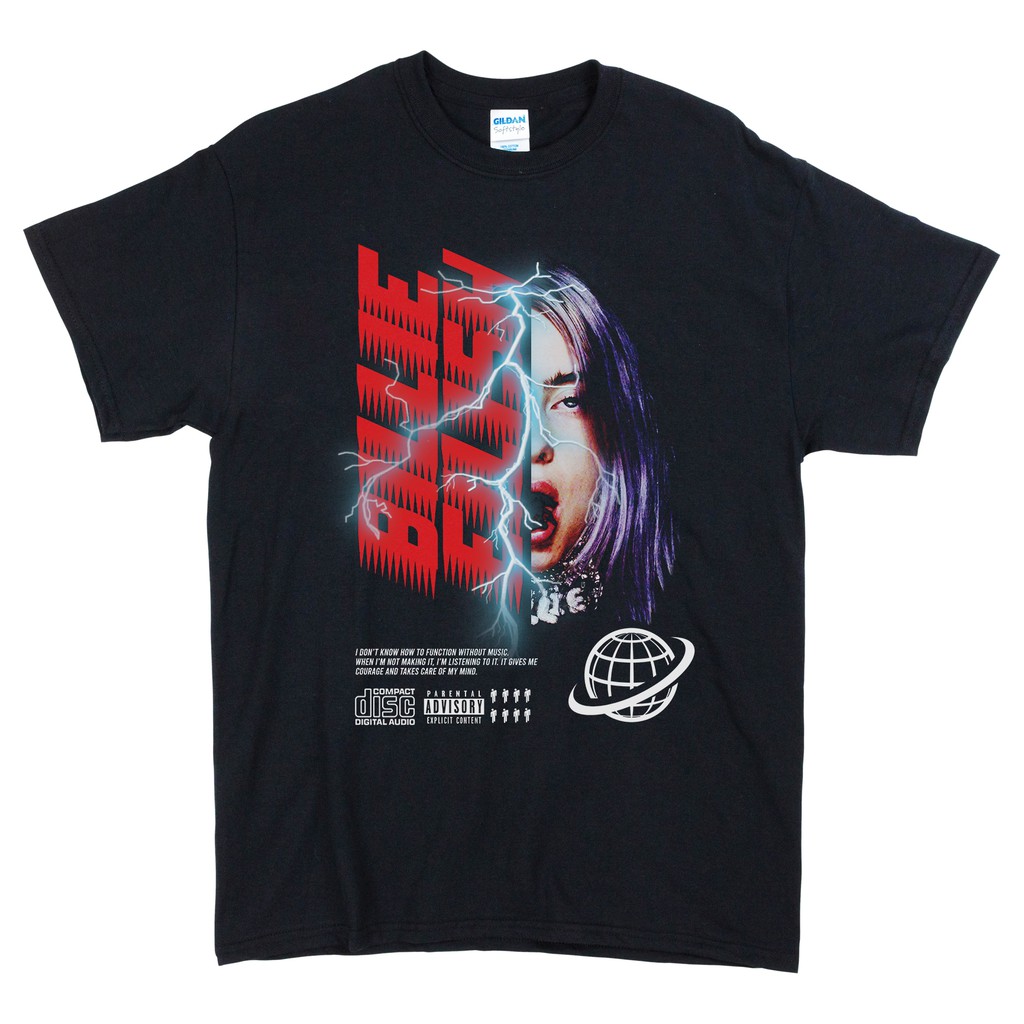 KAOS MUSIK BILLIE EILISH - BEST OF MERCH / UNISEX / COD / BAJU BILLIE EILISH / T-SHIRT BILLIE EILISH
