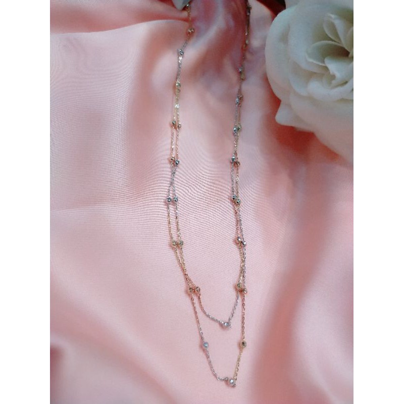 kalung jedar kombinasi layer