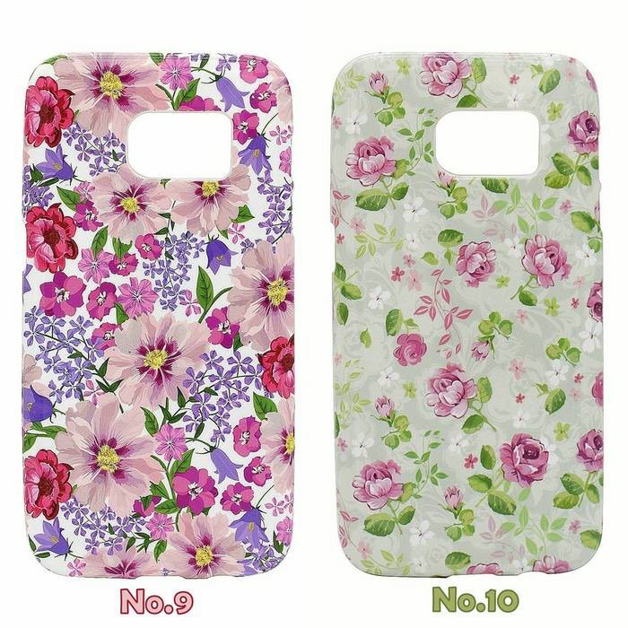 Soft Case Fancy Samsung Galaxy S7 Edge Aru Original Motif Bunga