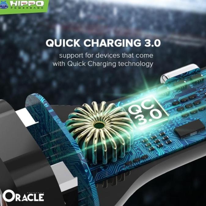 18W Mobil 36W 3.0 Quick Charger Charge Hippo Oracle Charger Car Pd Shopbintari