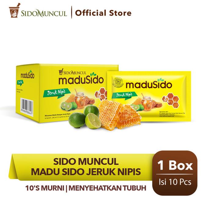 

Sido Muncul Madu Sido Jeruk Nipis 10's Murni - Menyehatkan Tubuh